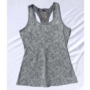 Gymshark Fleur Texture Vest in Charcoal Marl